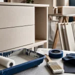 Repeindre meuble IKEA : ponçage fin, primaire et finition lisse