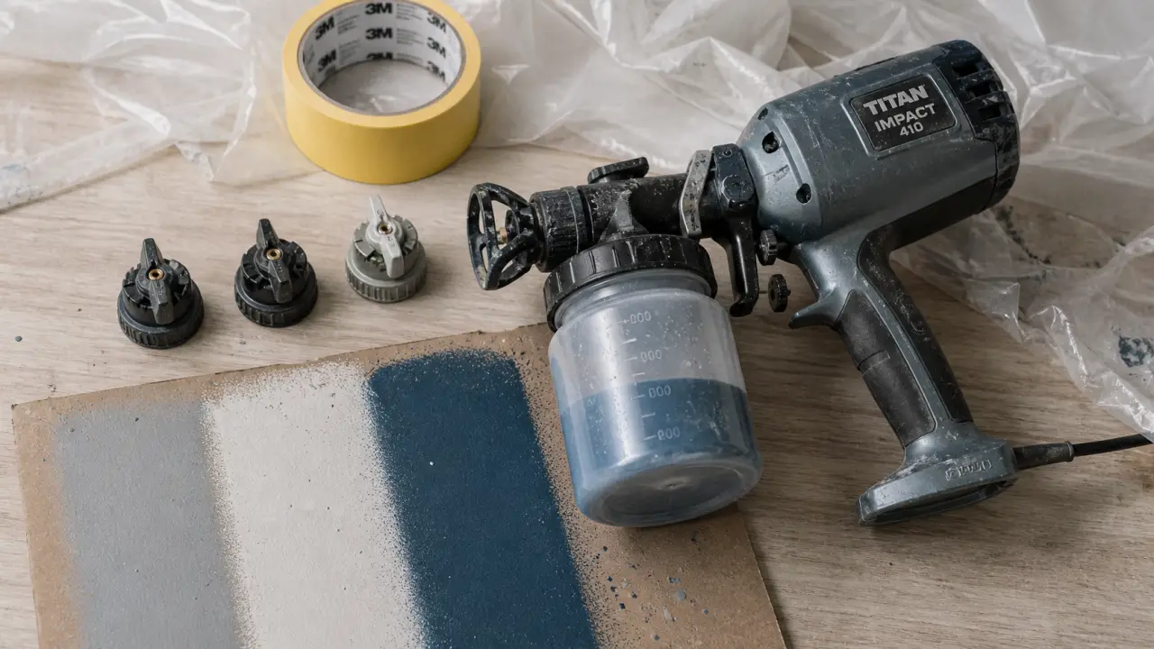 pistolet peinture avis : test de pulvérisation à 150 €