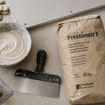prestonett enduit en poudre, application 1 mm, dilution 45%