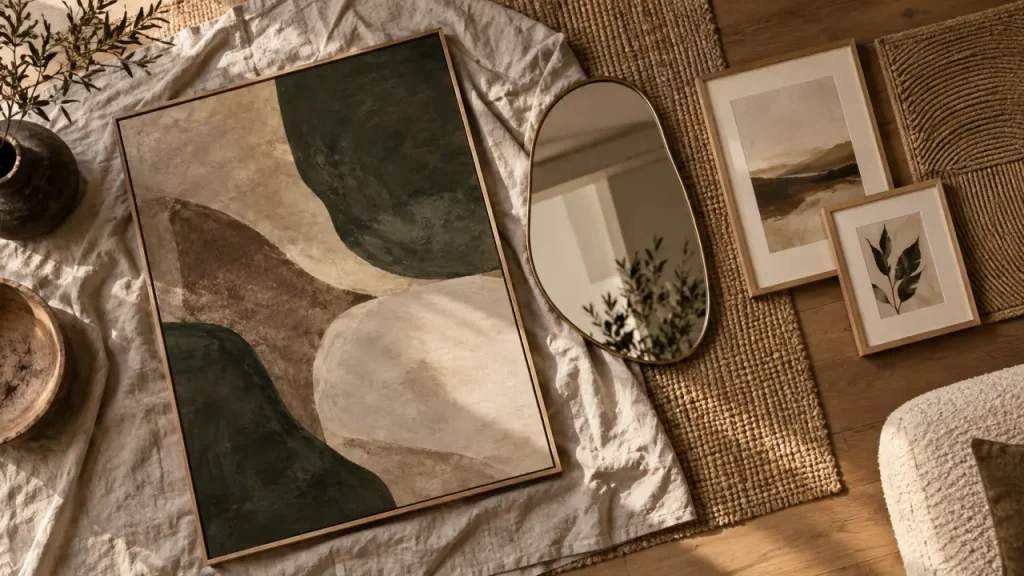 Décoration murale salon tendance : les bons formats pour donner du relief sans l’encombrer
