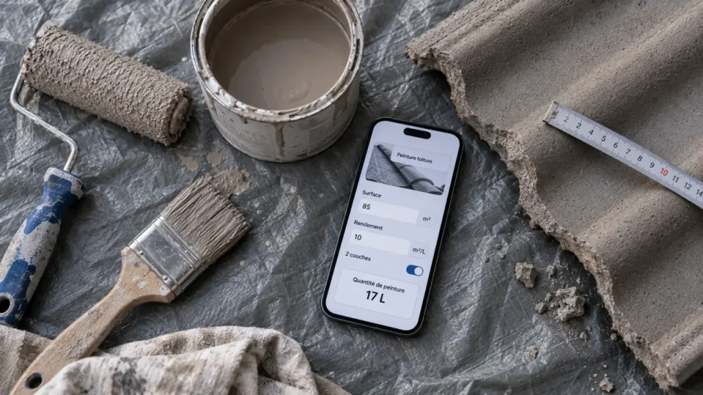 Peinture toiture tuile beton : pente sous 10 % et rénovation