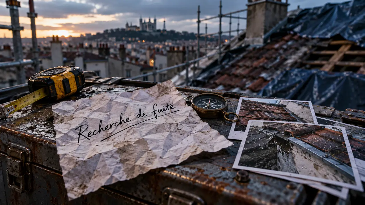Devis couvreur Lyon pour recherche de fuite